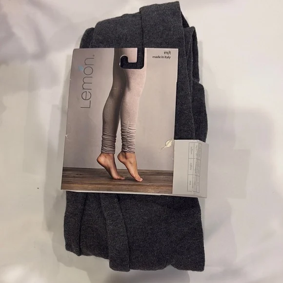 Lemon Gray Leggings - Picture 1 of 3